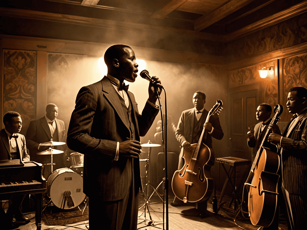 Jazz Music Evolution Guide Poster