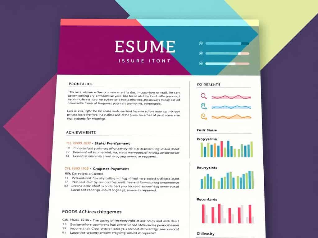 visual elements in resume design