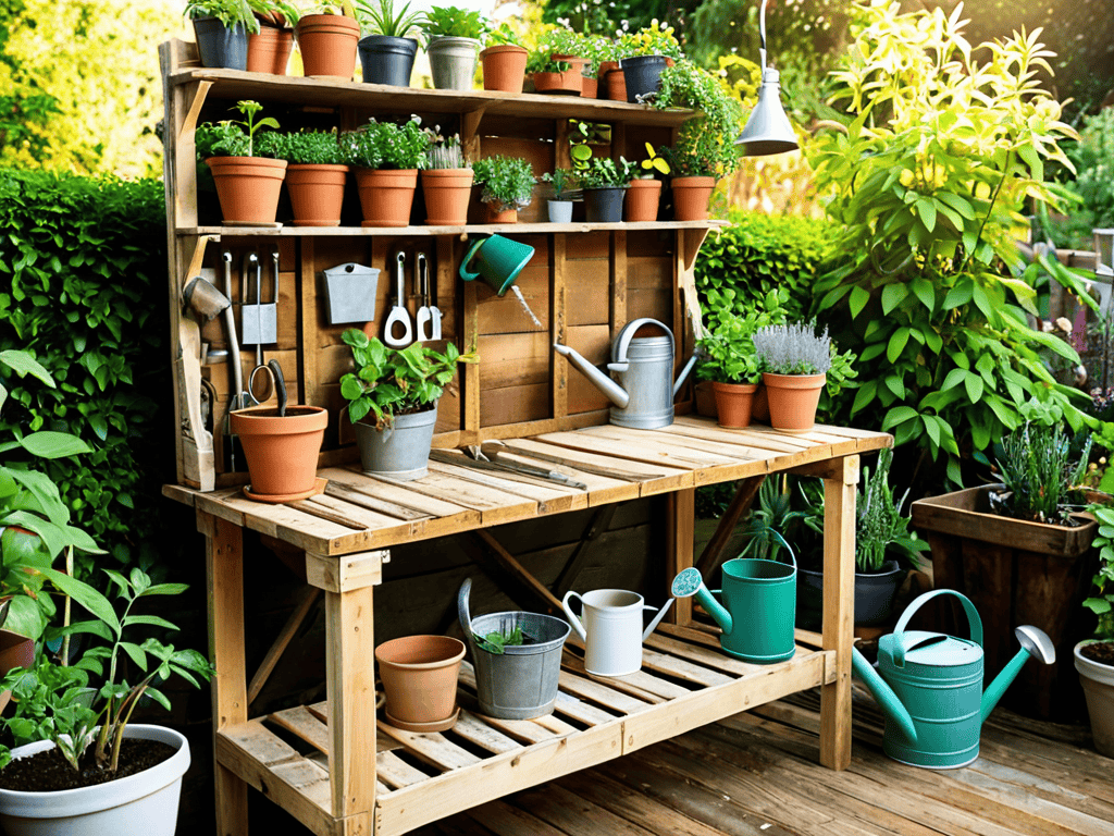 Crafting Diy Potting Bench