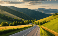 Transylvania Road Trip scenic landscape