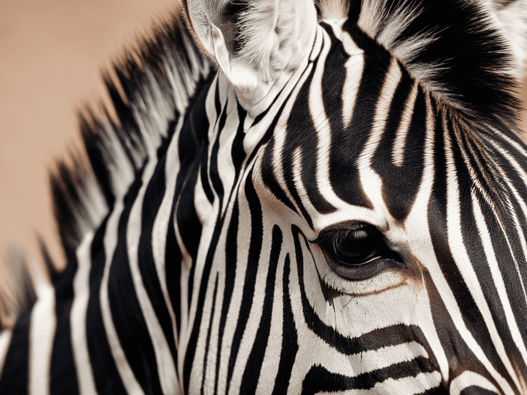 Beyond Black and White zebra stripes