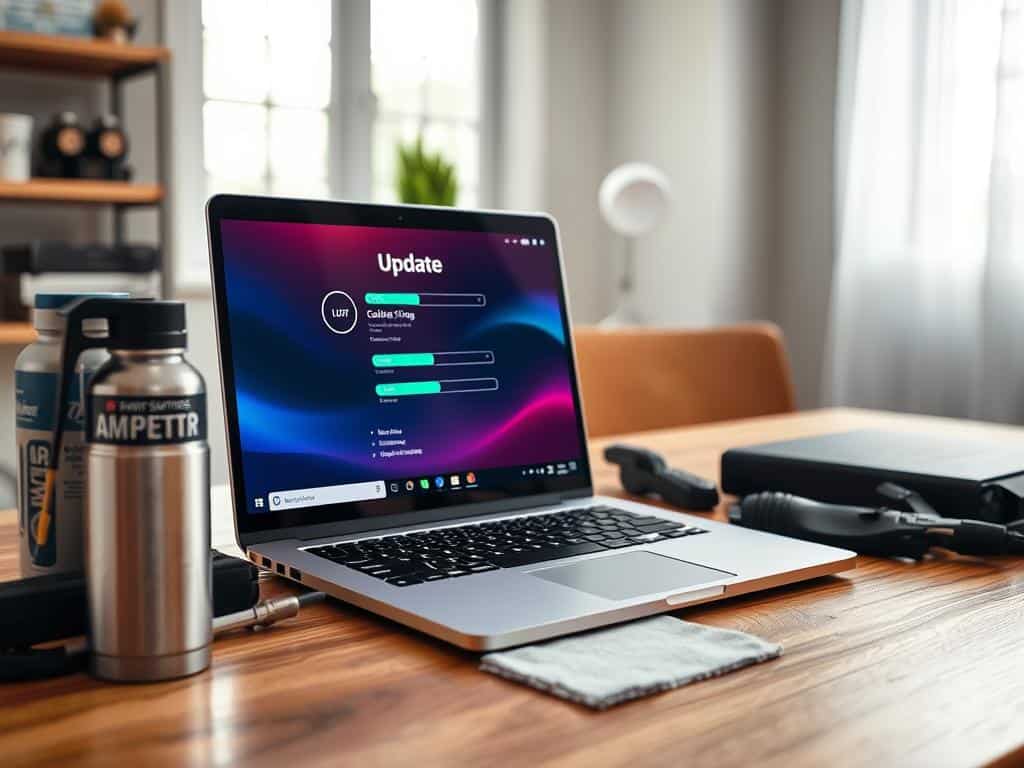 software updates in laptop maintenance