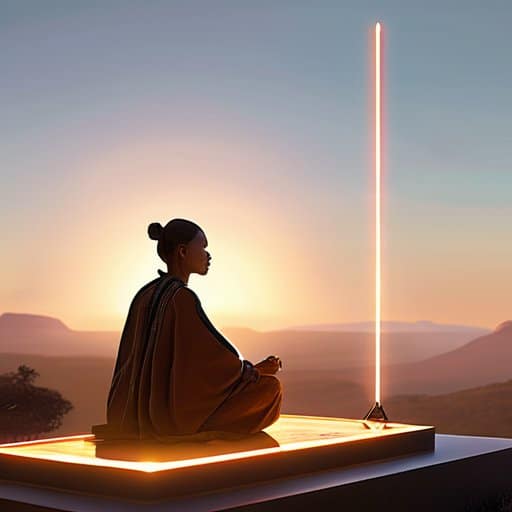 Wrapping It All Up: futuristic sunrise ritual