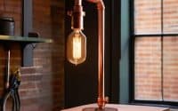 Copper pipe lamp DIY industrial glow guide