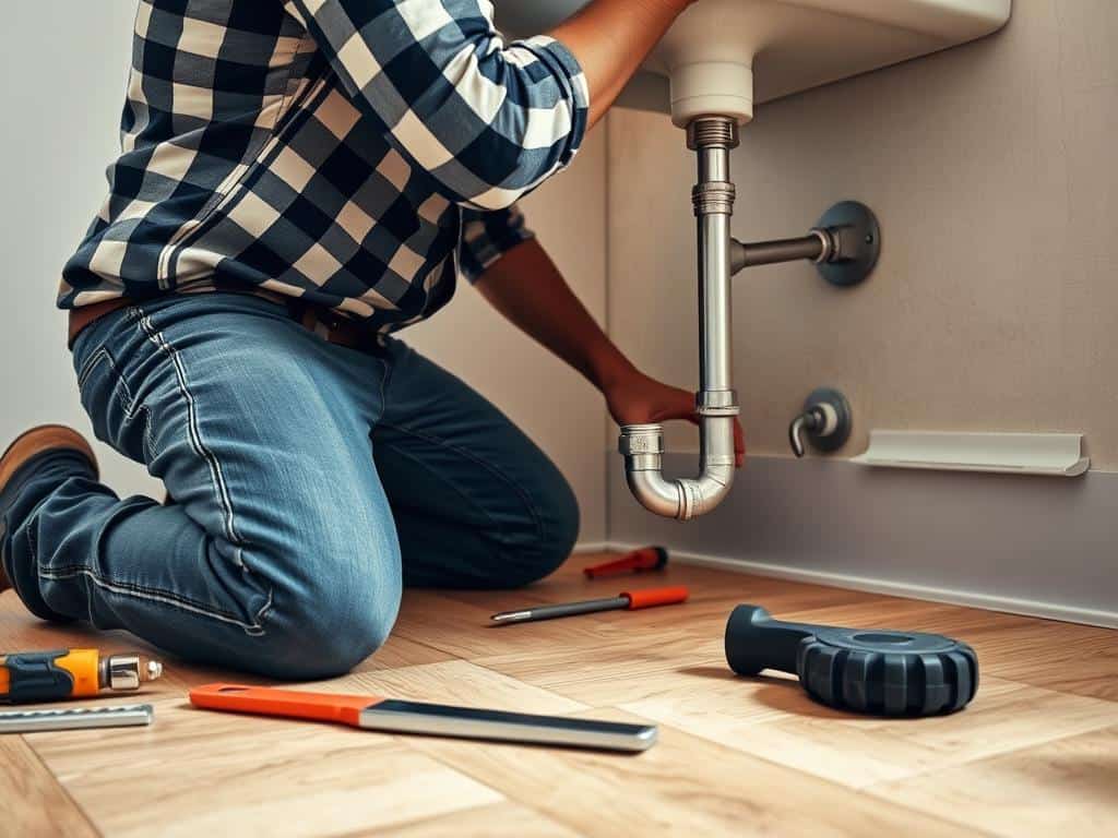 plumbing repair and flooring repairs in DIY Repairs