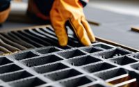 Installing Sub-Floor Vibrational Isolation Membrane.